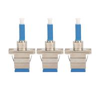 PxQuerantic 2 pcs LC Male to SC Female Adapter, Fiber Optic Connector with Ceramic Sleeve, High Accuracy Low Loss Compact LC to SC Adapter for Optical Network Maintenance and CATV Engineering