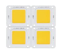 PxQuerantic 4 pièces, source lumineuse LED à puce COB, émetteur de lumière COB blanc chaud 60 W 3200 K pour spot lumineux DIY, lampe encastrée au plafond avec substrat en aluminium, éclairage