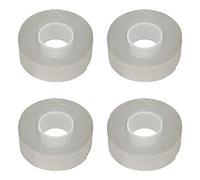 PxQuerantic 4 rouleaux de ruban de montage double face, ruban adhésif transparent réutilisable à forte ductilité, coupable et d’une longueur de 9,8 pieds chacun, idéal pour les affiches, les