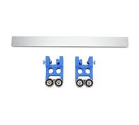 PxQuerantic Arrow Straightness Detector, Aluminum Alloy Arrow Checker for Archery, Stainless Steel Roller with PE Bracket Design, Integrated Processing Arrow Tester for Precision Measurement