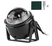 PxQuerantic Boussole numérique électronique Marine à LED 12 V, Boussole de Navigation pour Bateau, Yacht et Navire avec Cadran illuminé, Boussole magnétique étanche pour la Voile et l'usage ma