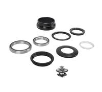 PxQuerantic Casque de vélo en Alliage d’Aluminium avec écrou en étoile et roulements à Double étanchéité, Jeu de Direction à Colonne Conique pour Fourche Avant de 44 à 50,6 mm (1,5 Pouce),