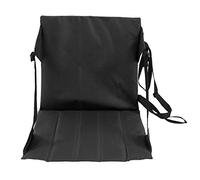 PxQuerantic Coussin de siège Pliable et étanche, siège de Camping, de Stade et de Plage avec Dossier, en Tissu Oxford 600D imperméable et rembourré en Coton perlé, Sangles réglables pour (Noire)