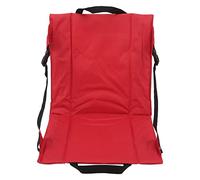 PxQuerantic Coussin de siège Pliable pour Stade, Coussin de siège Portable pour l’extérieur avec Soutien Dorsal, Coussin Pliable en Tissu Oxford 600D avec Poche de Rangement pour Les événement