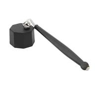 PxQuerantic Housse de Support pour Craie de Billard octogonale, Support léger en Plastique Noir pour Craie de Billard 1080, Accessoire de Poche Durable avec Une Finition Lisse pour Les Joueurs