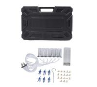 PxQuerantic Kit de test de débit pour injecteurs, adaptateur multifonction à 6 cylindres pour rail commun, ensemble de testeur de carburant compatible avec les injecteurs,