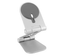 PxQuerantic Support de téléphone Portable en métal réglable, Support de Bureau avec Ajustement de la Hauteur et de l’Angle, Support de Charge Robuste pour la Maison, Le Bureau, la Lecture et