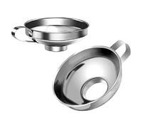 PXRLMYF 2 Pièces Entonnoirs à Large Ouverture Entonnoir à Confiture Entonnoirs à Confitures En Acier Inoxydable pour Liquides Huiles Poudres Haricots