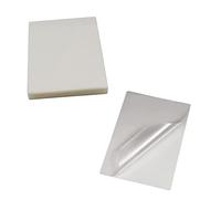 PXRLMYF 200 Pcs Pochettes de Plastification thermique Feuilles papier en plastique Pochette Adhésive pour fichiers photo, Clair, 15 x 10 x 1,8 cm, (RL20211126A022)