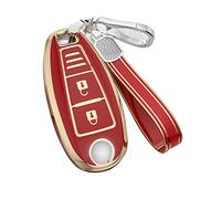 PXSMGSz 3 Boutons TPU Voiture clé télécommande étui Sac Support de Coque, pour Suzuki Baleno Ertiga Vitara Swift Ignis Kizashi SX4 2016-2019 Accessoires