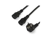 PXT101YEU2M câble électrique Noir CEE7/7 Coupleur 2 x C13