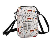 PXTIDY Sac à bandoulière Stage Crew - Cadeau pour manager de scène - Sac à main à bandoulière pour théâtre musical - Cadeau d'assistant d'équipe, beige, Small