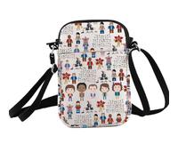 PXTIDY Sac à bandoulière Stranger Movie Film Horreur TV Show Lover Cadeau Eleven Eggo Gaufres Sac à main Stranger Merchandising, beige, Small