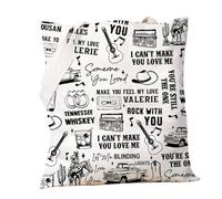 PXTIDY Sac fourre-tout réutilisable avec citation « Lose Control Song » - Cadeau pour les fans, beige, Medium