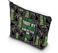 PXTIDY Trousse de maquillage inspirée de la sorcière avec inscription It's Time to Trust My Instincts Witchy Gift Broadway Musical Merch Fans, Style 2, One_Size, Mode