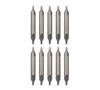 Pxyelec Lot de 10 forets centraux HSS combinés à angle de 60 degrés, 2 mm x 5 mm