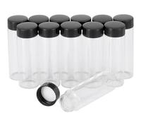 Pxyelec Lot de 12 flacons en verre transparent avec bouchon à vis Capacité 30 ml