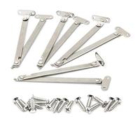 Pxyelec Lot de 4 charnières de meuble en acier inoxydable pour portes d'armoires et armoires de cuisine