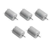 Pxyelec Lot de 5 micro moteurs CC 3 V-12 V 280 42 x 24 mm pour bateau RC modèle jouets bricolage