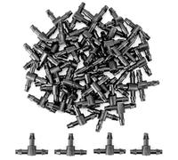 Pxyelec Lot de 50 connecteurs en T pour système d'irrigation 4/7 mm Brumisation de jardin