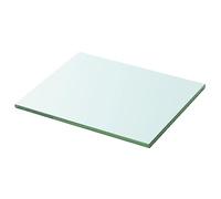 Pxznbe Étagère murale en verre trempé transparent 20 x 25 cm étagère simple à nettoyer robuste maisons magasins, panneau étagère chambre salon présentoir de produits objets décoratifs