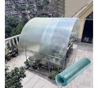 Pxzybd Plaques De Toiture en Polycarbonate 0.6×1m 0.7×3m 0.8×2m 1×2m 1×4m 1.5×2m Feuilles De Toiture,Feuille De Toit De Fibre De Verre Transparentes,Panneaux Plastiques De Remplacement Serre,W×L-1×1m