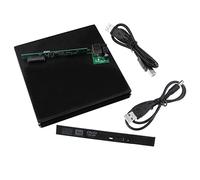 Pyanegn BoîTier DVD Externe 12.7Mm USB 2.0 BoîTier DVD/CD-ROM Externe pour Ordinateur Portable Ordinateur de Bureau Lecteur de Disque Optique SATA vers SATA