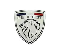 PYANL Auto Emblème pour Peugeot 2008 2023, Logo Emblèmes Badge Autocollant Avant Grille Capot Arrière Tronc 3D Remplacement Insigne de Logo Auto Décoration Accessoires,C