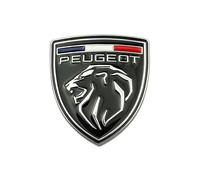 PYANL Auto Emblème pour Peugeot 2008 2023, Logo Emblèmes Badge Autocollant Avant Grille Capot Arrière Tronc 3D Remplacement Insigne de Logo Auto Décoration Accessoires,E