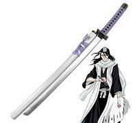 Pyatofly Kuchiki Byakuya Cosplay Sword,Senbonzakura Samurai Sword,100cm Anime Katana en Bois pour Accessoires Armes,Kendo Arts Martiaux Training Props Halloween Decor