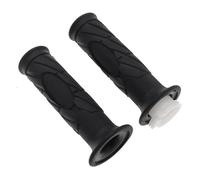 PYBYCEGNZK Bande Antidérapante Guidon Moto Jeu De Poignées Simples Sans Manchon Câble D'accélérateur Pour MX Dirt Bike Scooter Hors Route