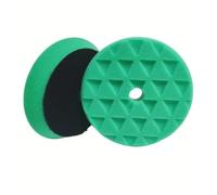 PYBYCEGNZK Cutter D'essuie-Glace pour Roue Polisseuse Tampon DA/RO/GA | Polissage Tampon D'éponge Polissage Voiture Triangle Concave 6 Pouces Enlève Des Rayures(Green 2pcs)