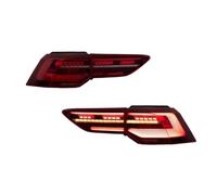 PYBYCEGNZK Feu Arrière Pour VW Pour Golf 8 MK8 2020-UP Frein À LED Eau Qui Coule Scintillement Essuyage Clignotant Ensemble Feu Arrière Voiture Avertissement De Sécurité(Red Version 2PCs)