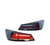 PYBYCEGNZK Feux Arrière Voiture Pour Lexus IS250 IS350 ISF 2006-2013 Clignotant Séquentiel Feux Arrière Noirs Assemblage Feux Arrière LED Gauche Droite