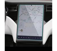 PYBYCEGNZK Film De Protection D'écran Numérique Pour Cockpi Pour Tesla Pour Modèle Pour X S 17 Pouces Accessoires De Protection D'écran Film En Verre Trempé Tactile GPS(GPS)