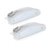 PYBYCEGNZK Lampe Plaque Immatriculation Pour Clio MK2 1998-2005 Pour Twingo 1 1993-2007 OEM #:7700410754 1/2 Pièces Style De Voiture LED Lumière Plaque D'immatriculation(2pcs)