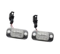 PYBYCEGNZK Lampe Plaque Immatriculation Pour VW Pour Golf Mk3 Pour Polo 3 Classique Cabriolet 6K 2 Pièces Blanc LED Numéro De Plaque D'immatriculation Lumières