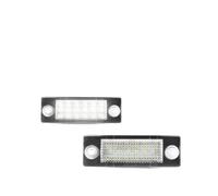 PYBYCEGNZK Lampe Plaque Immatriculation Pour VW Pour Golf Pour Jetta Caddy 2K Pour Touran MK1 1T1 1T2 Transporteur T5 T6 2 Pièces 18 LED Plaque D'immatriculation Lumière