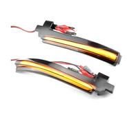 PYBYCEGNZK Rétroviseur Clignotant Pour Volvo Pour S60 CC Pour S60 II Pour S80 Pour V60 CC V70 2011-2018 2X LED Séquentiel Dynamique Rétroviseur Latéral Lampe Clignotant(Yellow)