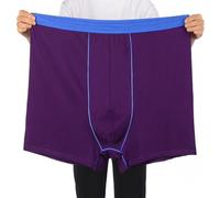 PYCJNFC Hommes Taille Plus Boxer Libre sous-vêtements Confortable Surdimensionné Pantalon Intérieur Grand Caleçon Paquet de 3(8XL)