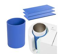 PYD Life Lot de 3 inserts bleus en silicone de 24 x 12 cm pour tasse Cricut, 3 épaisseurs adaptées pour sublimation et impression de tasses