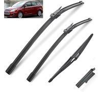 PYDing Essuie-Glace Kit de Balais d'Essuie-Glace pour Ford C-Max & Grand C-Max MK2 2010-2023 28+26+12in， Avant et arrière Pare-Brise Nettoyeur de fenêtre Brosses de Pluie Wiper Blades
