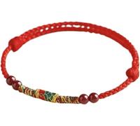 PYENHDI Bracelet Feng Shui, Bracelet en jade tressé à la main