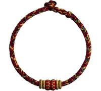 PYENHDI Bracelet Feng Shui, Bracelet en jade tressé à la main