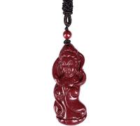 PYENHDI Collier Feng Shui en jade, Quan Yin Bouddha Collier Violet Or Sable Pendentif Feng Shui Bijoux Cadeau for Femmes Hommes