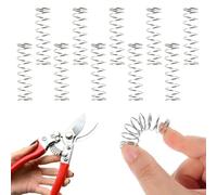 PYEUIFT 10 Pièces Ressorts de Rechange pour Sécateur de Jardin en Acier Inoxydable Longueur 50 mm Diamètre 12,8 mm Ressorts de Compression Universels pour Sécateurs et Ciseaux de Jardinage