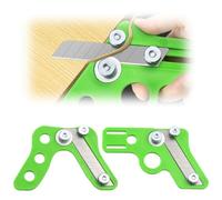 PYEUIFT 2 Pièces Affleureuse De Chants, Affleureuse Manuelle Pour Le Travail Du Bois, Petit Coupe-bordures, Coupeur De Chants De Placage, Plaqueuse De Chants De Placage Pour Le Travail Du Bois