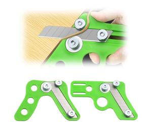 PYEUIFT 2 Pièces Affleureuse De Chants, Affleureuse Manuelle Pour Le Travail Du Bois, Petit Coupe-bordures, Coupeur De Chants De Placage, Plaqueuse De Chants De Placage Pour Le Travail Du Bois