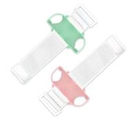 PYEUIFT 2 Pièces Bracelets Compatible avec Just Dance 2025 2024 2023 2022 2021 pour Swi & Modèle OLED, Sangle élastique Réglable Compatible avec Joycon(Rose Vert)