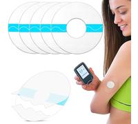 PYEUIFT 50 Pièces Protection Capteur Diabete pour Libre3, Patch Libre 3, Transparent, Durable, Sans Colle au Centre, Non Irritant - Pour Personnes Diabétiques, Idéal pour le Sport, Natation